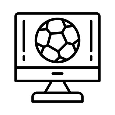 Canlı Oyun Vektör Simgesi Tasarımı