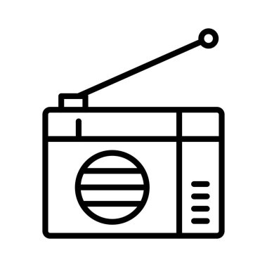 Radio Vector Icon Design