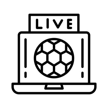 Canlı Eşleştirme Vektör Simgesi Tasarımı