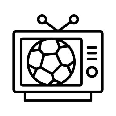 Television Vector Icon Design
