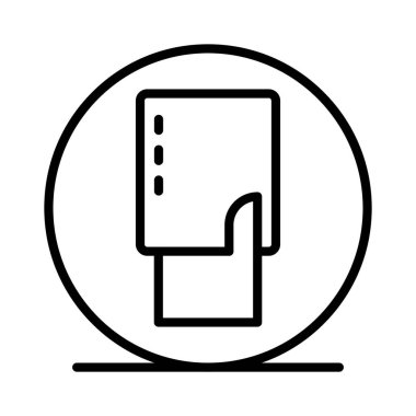 Amonestation Vektör Simgesi Tasarımı