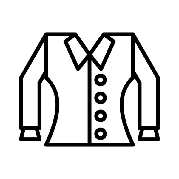 ブラウス女性の服ベクトルアイコンデザイン — ストックベクタ