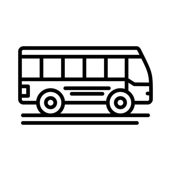 Bus Vector Icon Design — Stock Vector