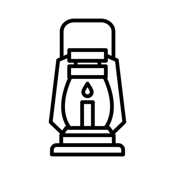Icona Vettoriale Lanterna Design — Vettoriale Stock