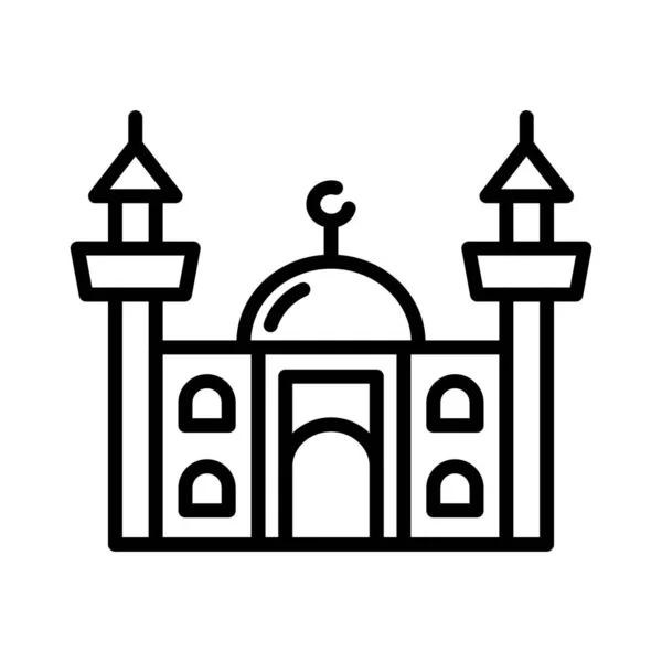 Σχεδιασμός Εικονιδίου Του Τζαμιού Vector — Διανυσματικό Αρχείο