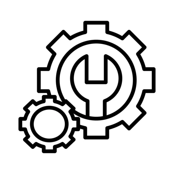 Settings Vector Icon Design — Stok Vektör