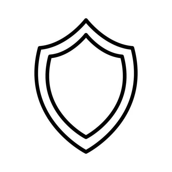 Shield Vector Icon Design — Vettoriale Stock
