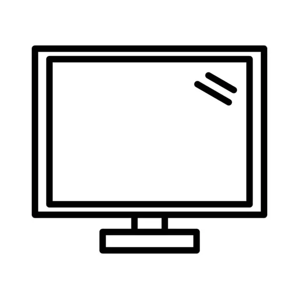 Monitor Screen Vector Icon Design — стоковый вектор