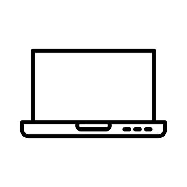 ラップトップスクリーンベクトルアイコンデザイン — ストックベクタ