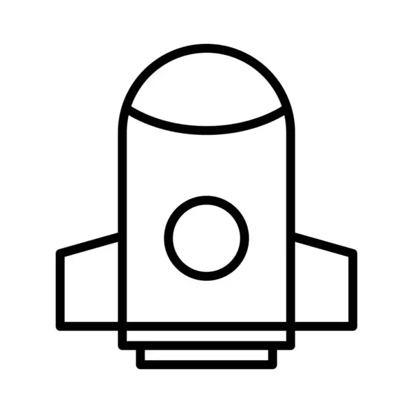 Rocket Vector Icon Design — Vetor de Stock
