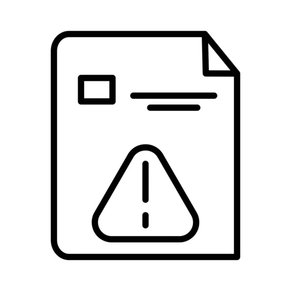 Error Vector Icon Design — Image vectorielle
