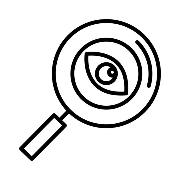 Ikona Wektora Badania Wzroku — Wektor stockowy