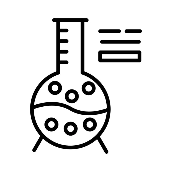 Projekt Ikony Wektora Chemicznego Żarówki — Wektor stockowy