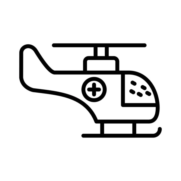 Helicopter Vector Icon Design — Stock Vector