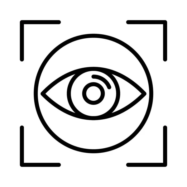 Vision Vector Icon Design — Vetor de Stock