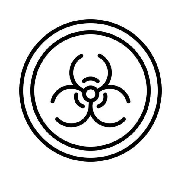 Biological Hazard Vector Icon Design — Stock Vector