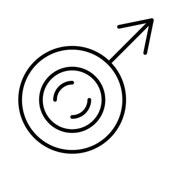 男性性别符号矢量图标设计 — 图库矢量图片