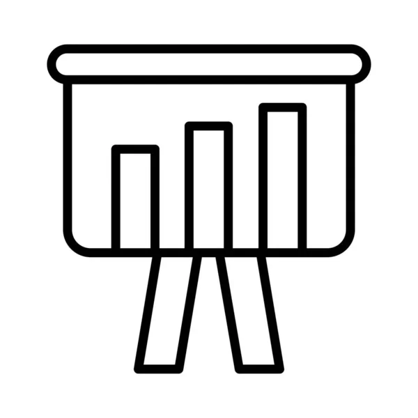 Presentation Vector Icon Design — Stock Vector