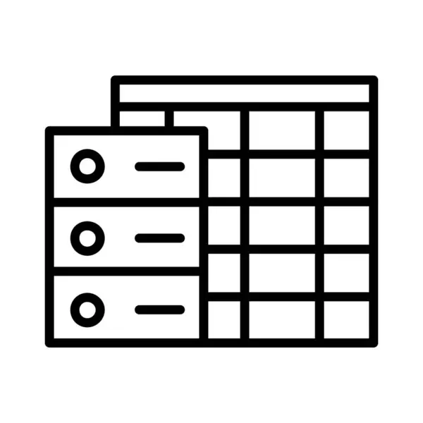 stock vector Data Table Vector Icon Design