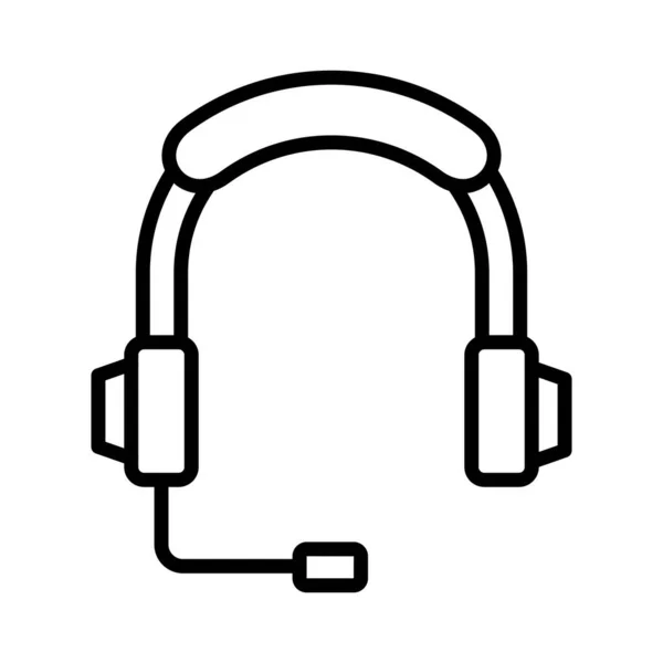 Headphone Vector Icon Design — Stock Vector