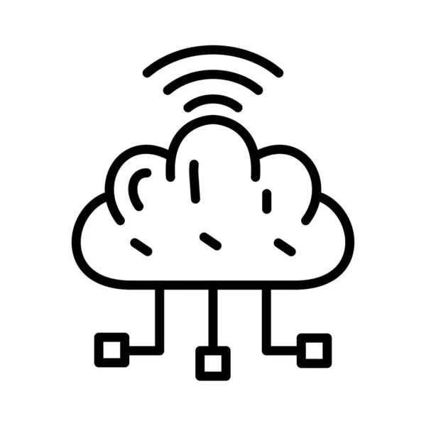 Cloud Computing Vector Icon Design — Wektor stockowy