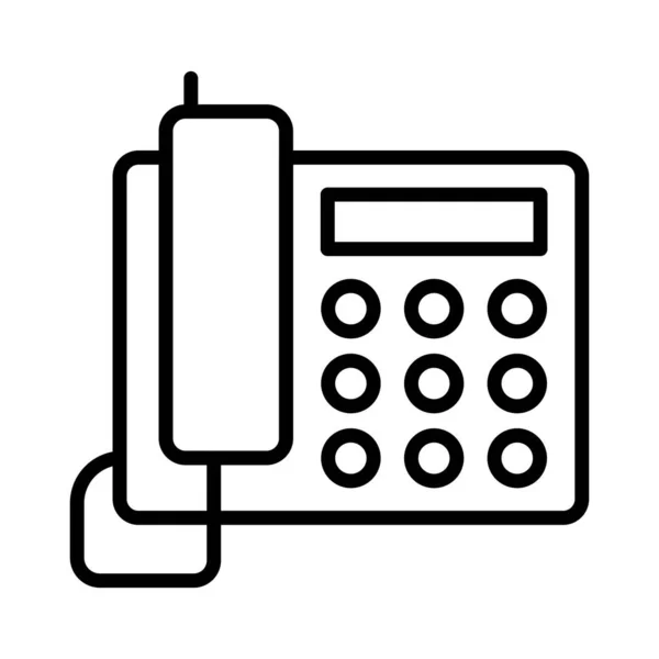 Telephone Vector Icon Design — Stock Vector