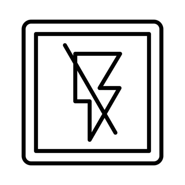 Flash Vector Icono Diseño — Archivo Imágenes Vectoriales