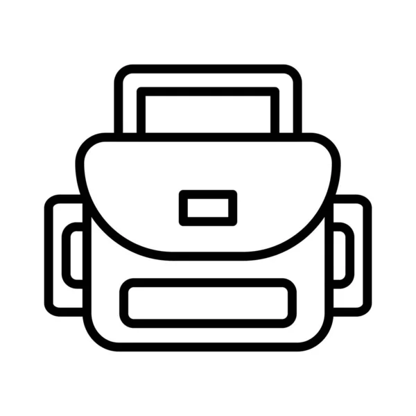 Camera Bag Vector Pictogram Ontwerp — Stockvector