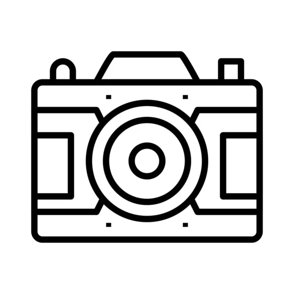 Dslr Kamera Vector Icon Design — Stockvektor