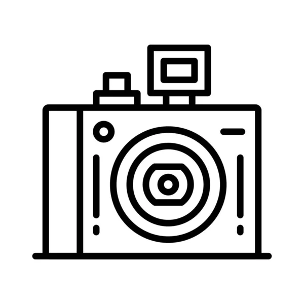 Kompakte Kamera Vector Icon Design — Stockvektor