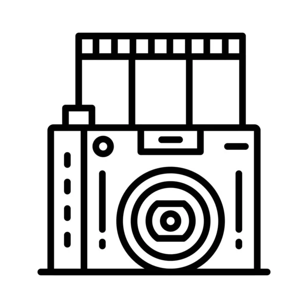 Плівкова Камера Векторний Дизайн Піктограм — стоковий вектор
