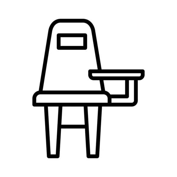 Σχεδιασμός Εικονιδίου Διανύσματος Καρέκλας — Διανυσματικό Αρχείο