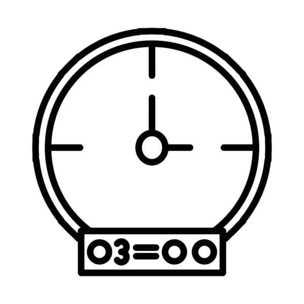 Reloj Despertador Vector Icono Diseño — Archivo Imágenes Vectoriales
