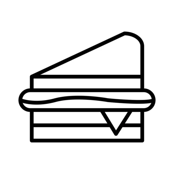 Sandwich Vector Icon Design — Vetor de Stock