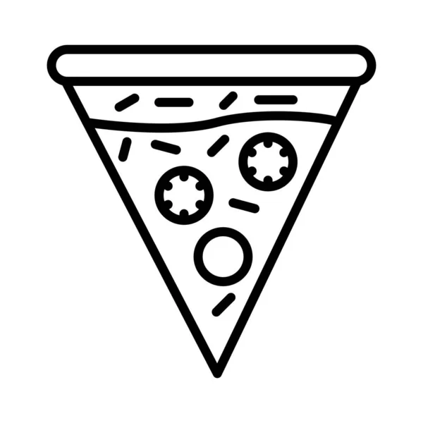 Pizza Vektor Ikon Design — Stock vektor