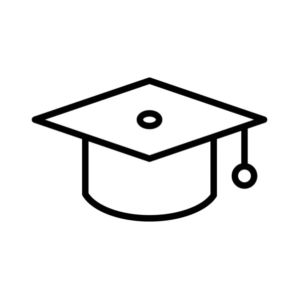Graduation Hat Vector Icon Design — Stock Vector