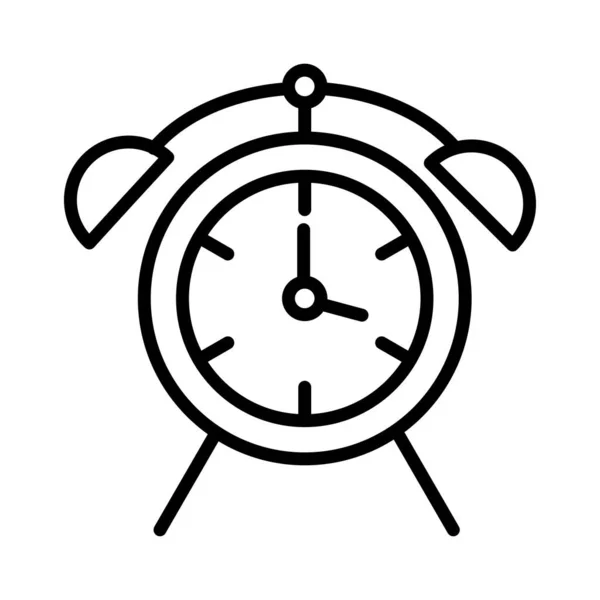Reloj Despertador Vector Icono Diseño — Vector de stock