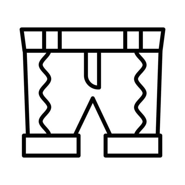 Shorts Vector Icon Design — Vettoriale Stock