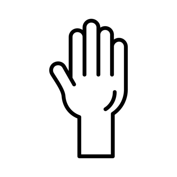 Hand Vector Icon Design — Vector de stock