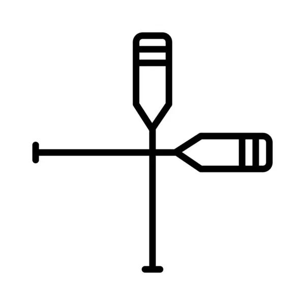 Paddle Vector Icon Design — Stockvektor