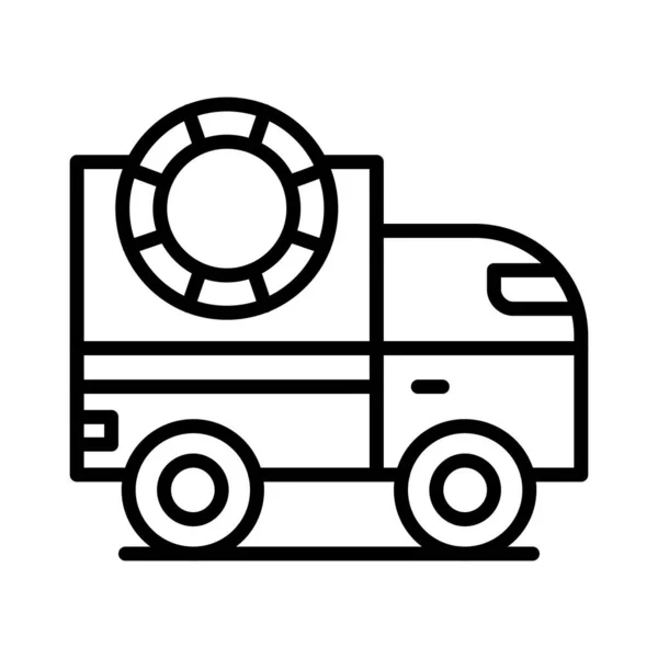Van Vector Icon Design — Διανυσματικό Αρχείο