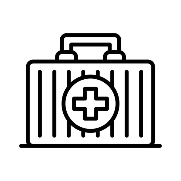 First Aid Kit Vector Icon Design — Stock Vector