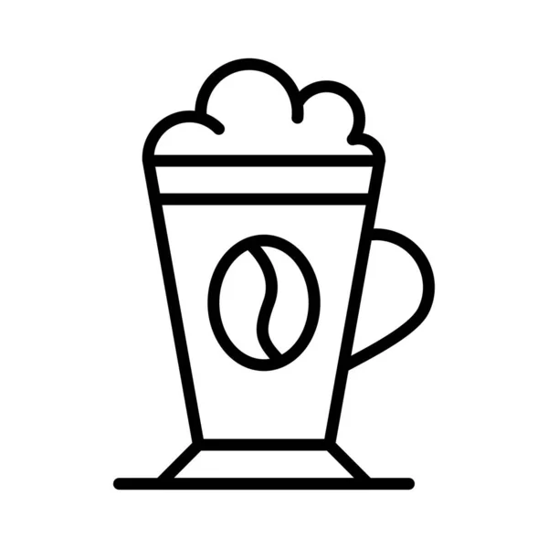 Latte Vector Icon Design — Stockvektor