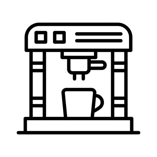 Coffee Maker Vector Icon Design — Stockvektor