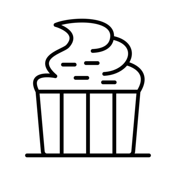 Cupcake Vector Icon Design —  Vetores de Stock
