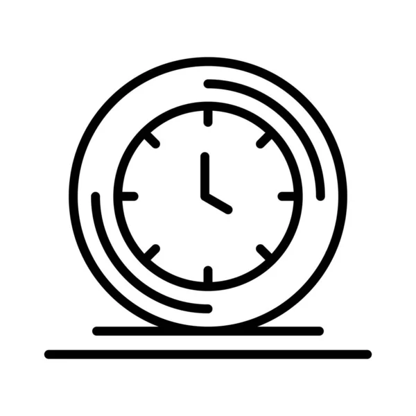 Conception Icône Vectorielle Horloge — Image vectorielle
