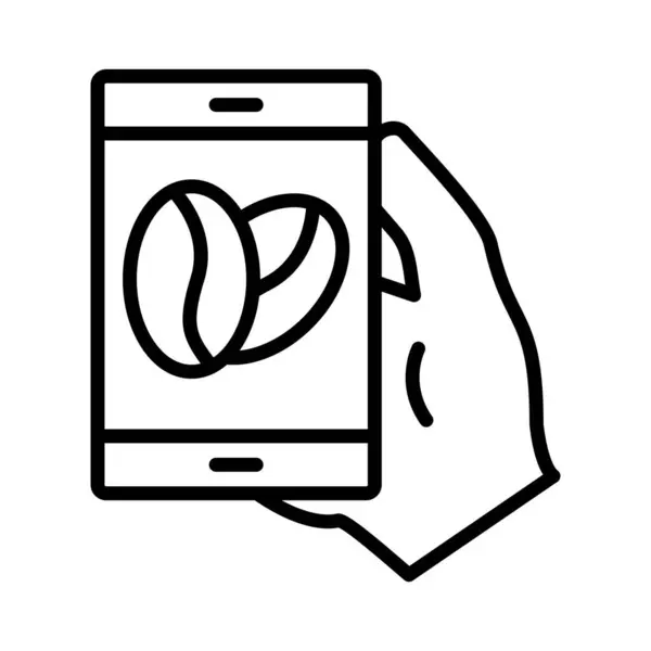 Smartphone Vector Icon Design — Vetor de Stock
