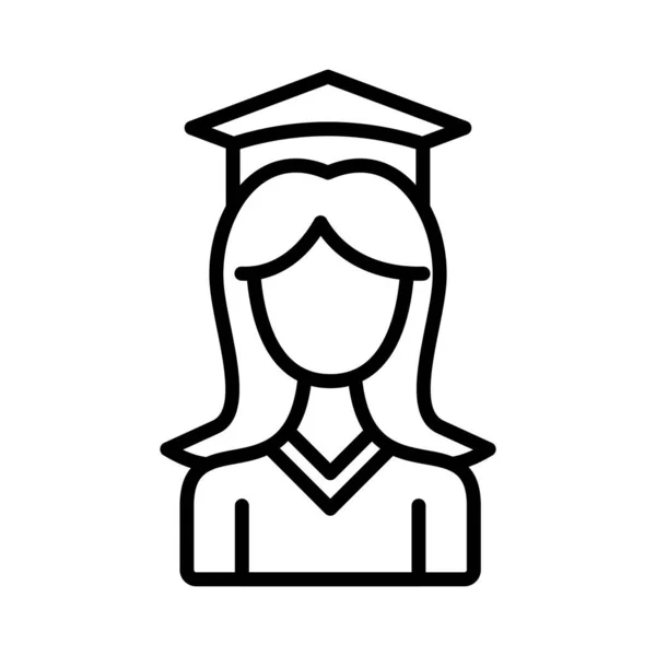 Student Vector Icon Design — ストックベクタ