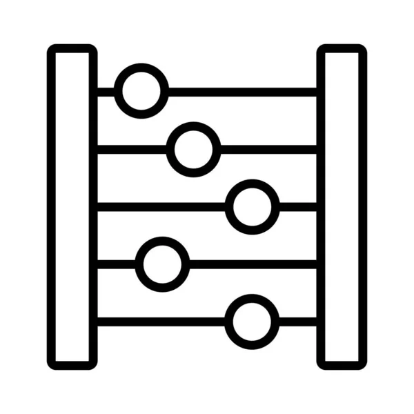 Návrh Ikon Vektoru Abacus — Stockový vektor