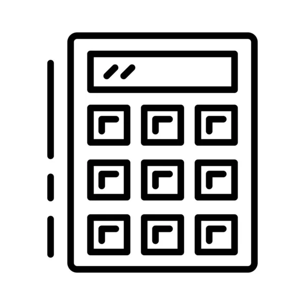 Calculator Vector Icon Design — Stock Vector